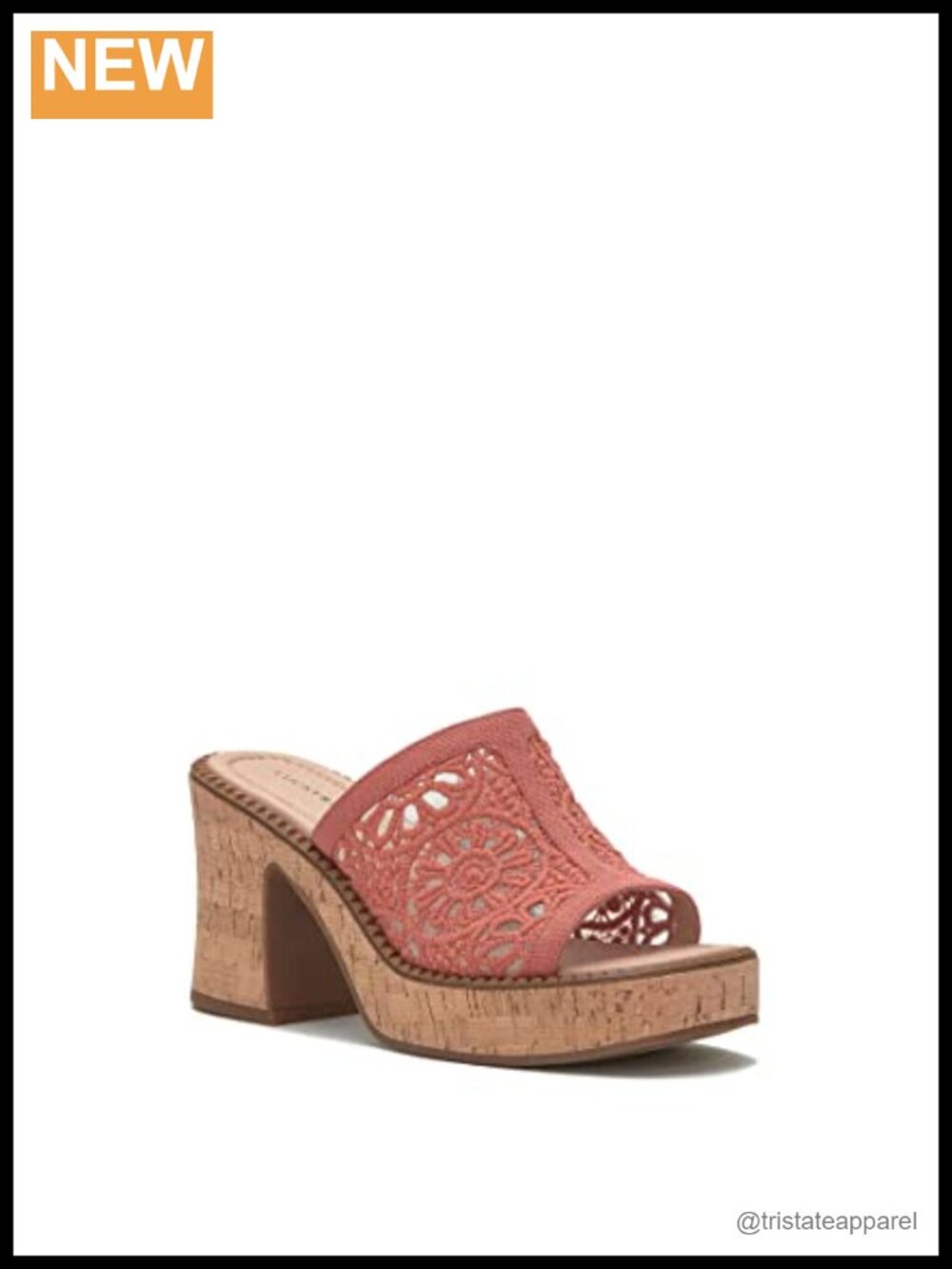 Textile Mesh Square Open Toe Slip On Wedge Sandal